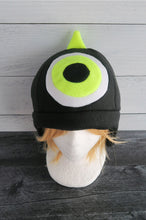 Load image into Gallery viewer, One Horned Monster Hat - One Eye Monster Horns Fleece Hat