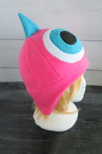 Load image into Gallery viewer, One Horned Monster Hat - One Eye Monster Horns Fleece Hat