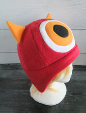 Load image into Gallery viewer, Two Horned Monster Hat - One Eye Monster Horns Fleece Hat