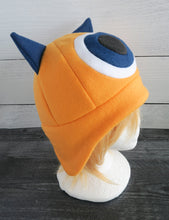 Load image into Gallery viewer, Two Horned Monster Hat - One Eye Monster Horns Fleece Hat