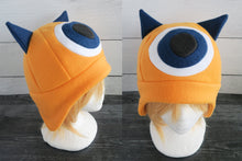Load image into Gallery viewer, Two Horned Monster Hat - One Eye Monster Horns Fleece Hat