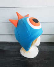 Load image into Gallery viewer, Three Horned Monster Hat - One Eye Monster Horns Fleece Hat