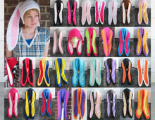Load image into Gallery viewer, Long Eared Bunny Fleece Hat