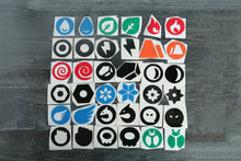 Load image into Gallery viewer, pokemon types decal water fire ice poison electric