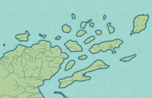 Load image into Gallery viewer, Apostle Islands Map Print (With Lighthouses)