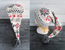 Load image into Gallery viewer, Plaid Santa Sherpa Hat