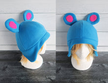 Load image into Gallery viewer, Blue Mice Fleece Hat