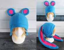 Load image into Gallery viewer, Blue Mice Fleece Hat