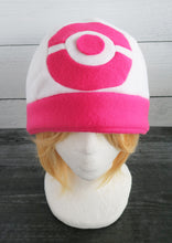 Load image into Gallery viewer, Black and White Trainer Fleece Hat