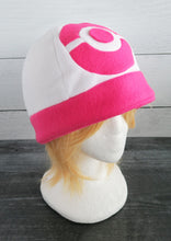 Load image into Gallery viewer, Black and White Trainer Fleece Hat