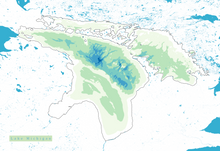 Load image into Gallery viewer, Lake Huron Map Print - Bathymetry Map