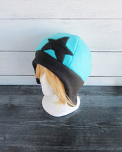 Load image into Gallery viewer, Black Star/Tsubaki Fleece Hat