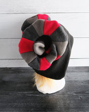 Load image into Gallery viewer, Custom Sheep Tri-Color Horns - Fleece Hat
