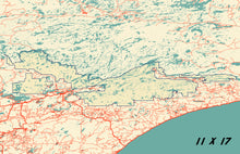 Load image into Gallery viewer, Boundary Waters Map Print