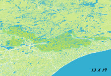 Load image into Gallery viewer, Boundary Waters Map Print