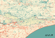 Load image into Gallery viewer, Boundary Waters Map Print