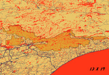Load image into Gallery viewer, Boundary Waters Map Print