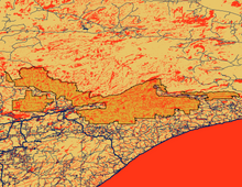 Load image into Gallery viewer, Boundary Waters Map Print
