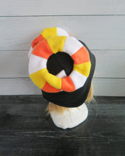 Load image into Gallery viewer, Custom Sheep Tri-Color Horns - Fleece Hat