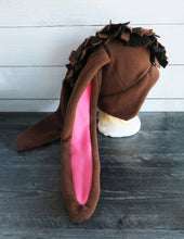 Load image into Gallery viewer, Donkey Long Eared Fleece Hat - Customize