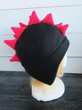 Load image into Gallery viewer, Stegosaurus Dinosaur Hat, Dino Double Spike Fleece Hat
