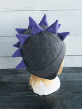 Load image into Gallery viewer, Stegosaurus Dinosaur Hat, Dino Double Spike Fleece Hat
