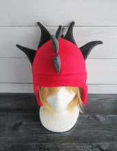 Load image into Gallery viewer, Monster Horned Fleece Hat