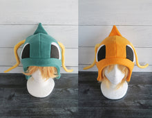 Load image into Gallery viewer, Gold Dragon Fleece Hat