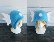 Load image into Gallery viewer, Blue Wing Dragon Fleece Hat