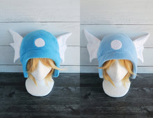 Load image into Gallery viewer, Blue Wing Dragon Fleece Hat