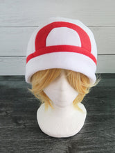 Load image into Gallery viewer, Red and Green Trainer - Fleece Hat