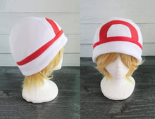 Load image into Gallery viewer, Red and Green Trainer - Fleece Hat
