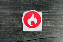 Load image into Gallery viewer, pokemon types decal fire