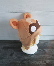 Load image into Gallery viewer, guo ba genshin impact cosplay costume bear Fleece Hat xiangling Tanuki