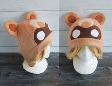 Load image into Gallery viewer, guo ba genshin impact cosplay costume bear Fleece Hat xiangling Tanuki
