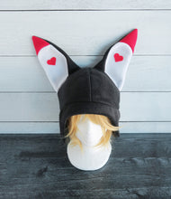 Load image into Gallery viewer, Heart Ear Cat Fleece Hat