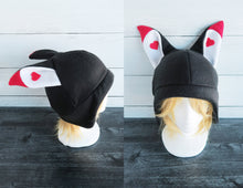 Load image into Gallery viewer, Heart Ear Cat Fleece Hat