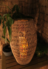 Load image into Gallery viewer, Tiki Lantern Brown Orange, Polynesian Indoor Decor