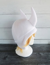 Load image into Gallery viewer, Large Horned Rhino Hat, Rhinoceros Hat, Horned Hat - Animal Fleece Hat