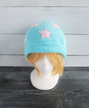 Load image into Gallery viewer, Star Fleece Hat - Fleece Stars