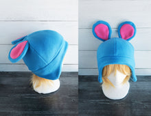 Load image into Gallery viewer, Blue Mice Fleece Hat