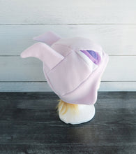 Load image into Gallery viewer, Pink and Lilac Cat Fleece Hat