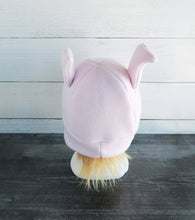 Load image into Gallery viewer, Pink and Lilac Cat Fleece Hat