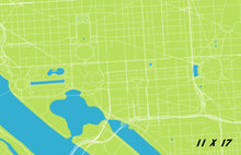 Load image into Gallery viewer, National Mall, Washington D.C. Map Print