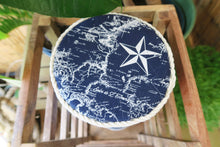 Load image into Gallery viewer, Nautical Blue Lantern Indoor Decor