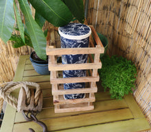 Load image into Gallery viewer, Nautical Blue Lantern Indoor Decor