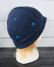 Load image into Gallery viewer, Star Fleece Hat - Metal Stars