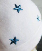 Load image into Gallery viewer, Star Fleece Hat - Metal Stars