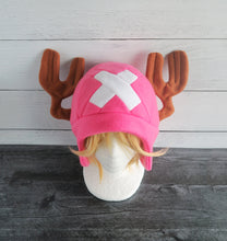 Load image into Gallery viewer, Tony Tony Chopper one piece cosplay costume Fleece Hat