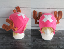 Load image into Gallery viewer, Tony Tony Chopper one piece cosplay costume Fleece Hat